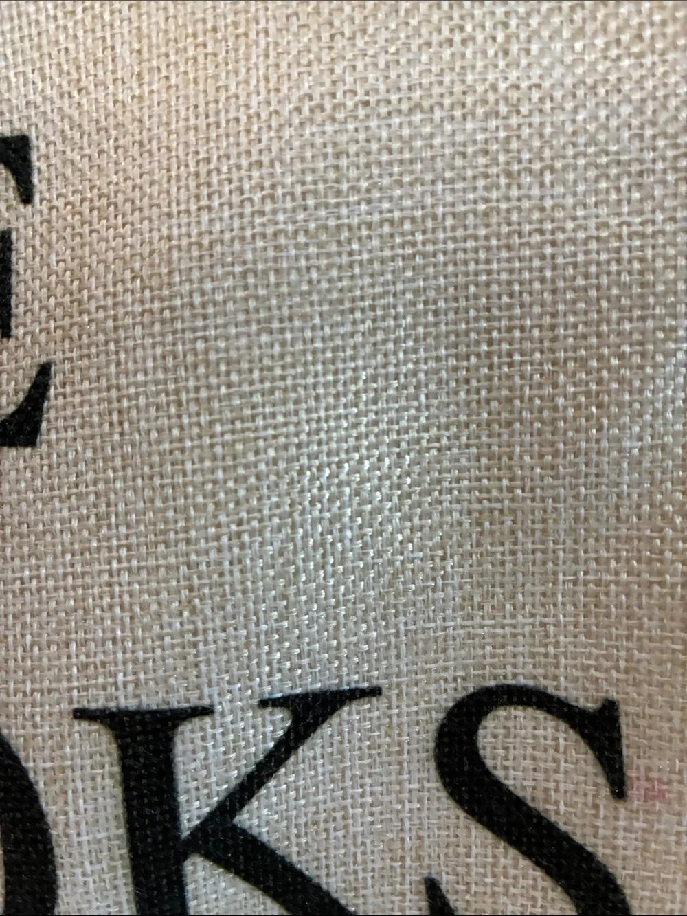 NWOT Beige throw pillow cover 17.5